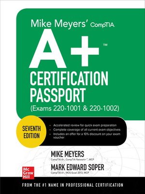 cover image of Mike Meyers' CompTIA A+ Certification Passport (Exams 220-1001 & 220-1002)